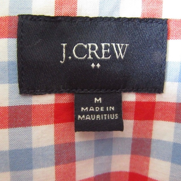HP 09/12 J. CREW Button Down Plaid Shirt - Picture 5 of 8